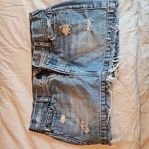 Women's Hollister Jean Mini Skirt Size 1